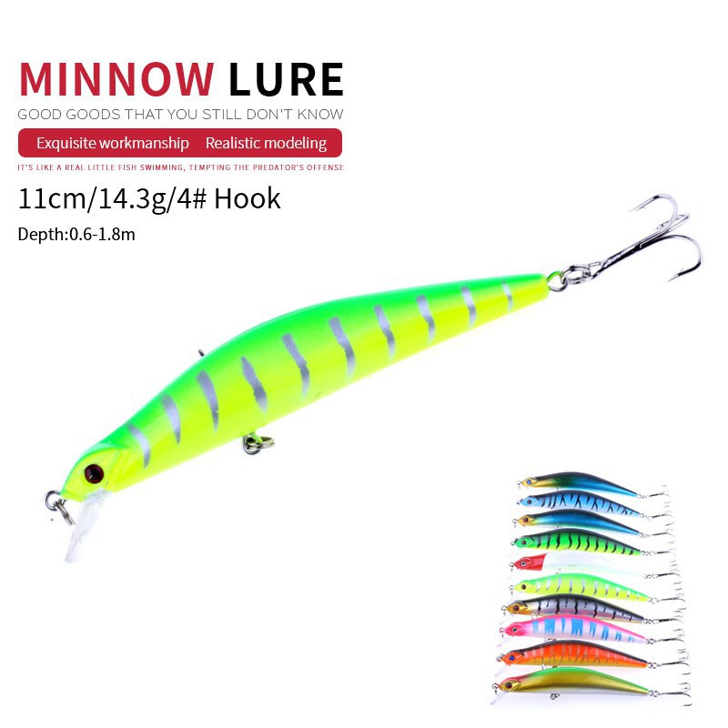 Lure Minnow Umpan Casting Barramundi Trolling 1114 Shopee Indonesia