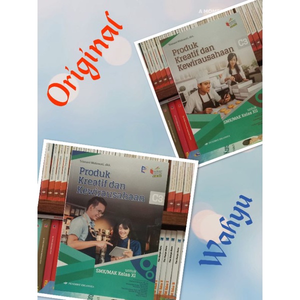 new Produk Kreatif dan Kewirausahaan program Perhotelan SMK kelas XI,XII KII-KD Erlangga
