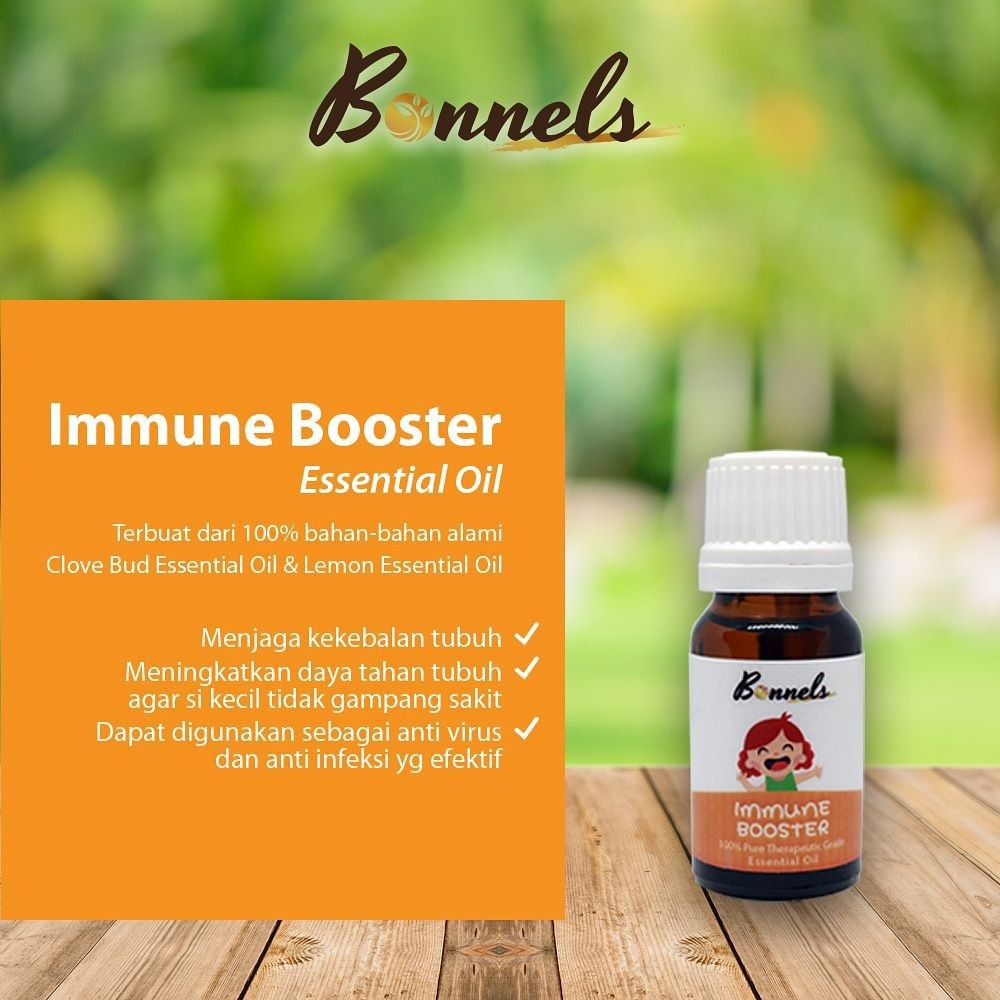Bonnels Essential Oil Fitbost/Immune Booster 10ml Minyak Aroma Therapy Untuk Daya Tahan Tubuh Bayi WHS