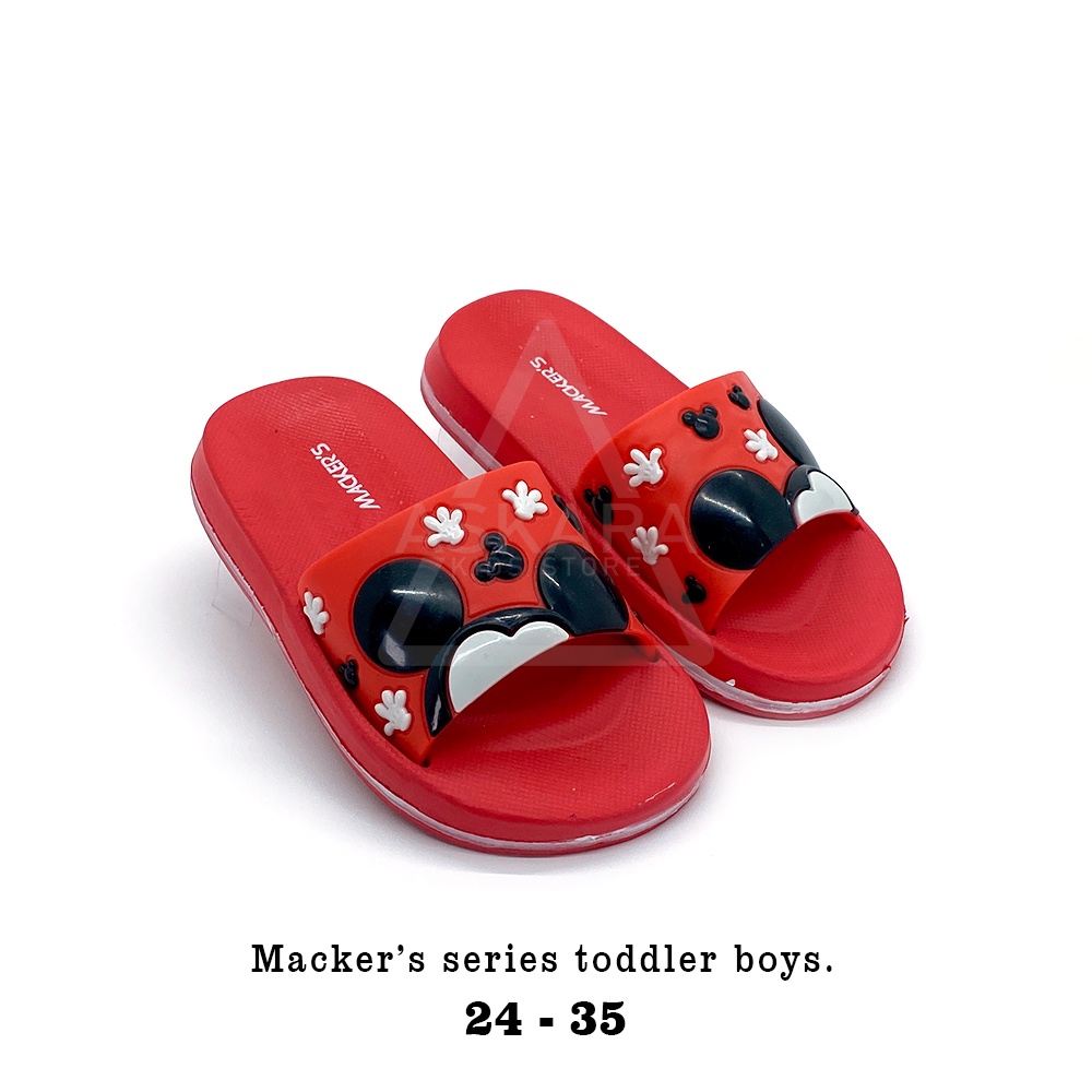 Sandal Kokop Anak laki-laki Macker Mickey AKS 24-35 Terbaru