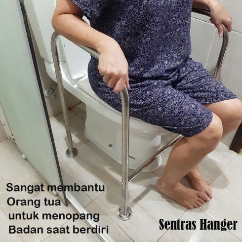 Pegangan Kamar Mandi - Pegangan Kloset, Pegangan Kamar Mandi, Stainless