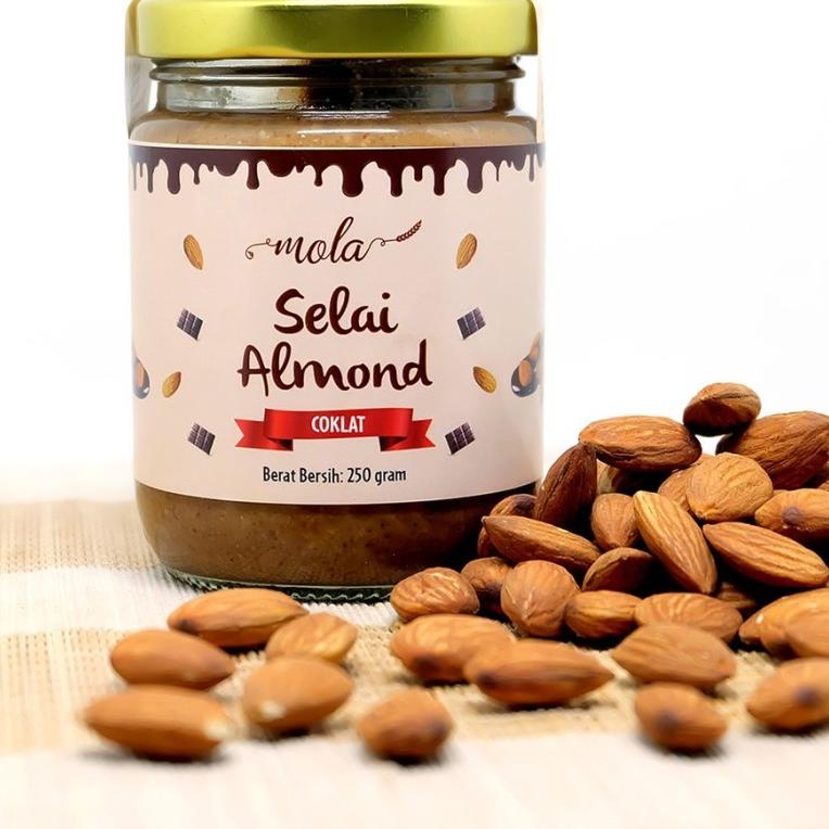

EXCLUSIVE!Mola Selai Almond Butter / Selai Kacang Almond 100% Natural|KD6