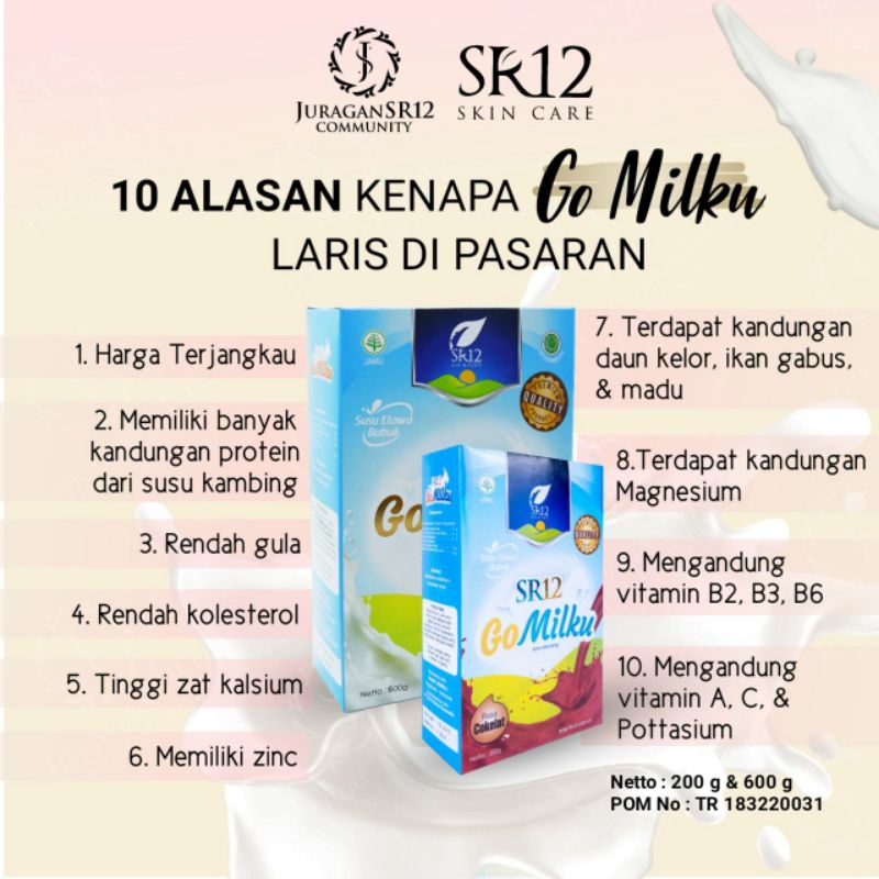 

susu gomilku sr12 600 gr
