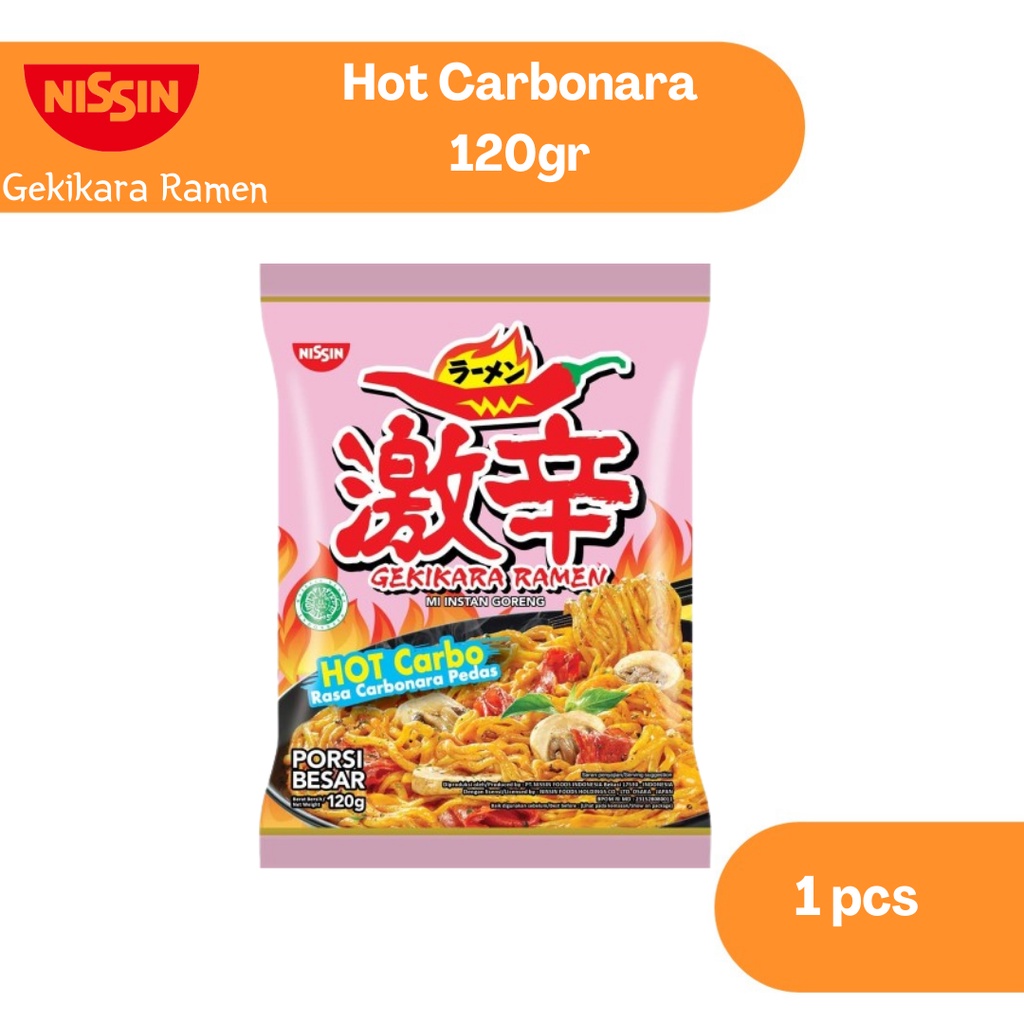 

Saboga x Nissin Gekikara Regular Hot Cabonara 120gr