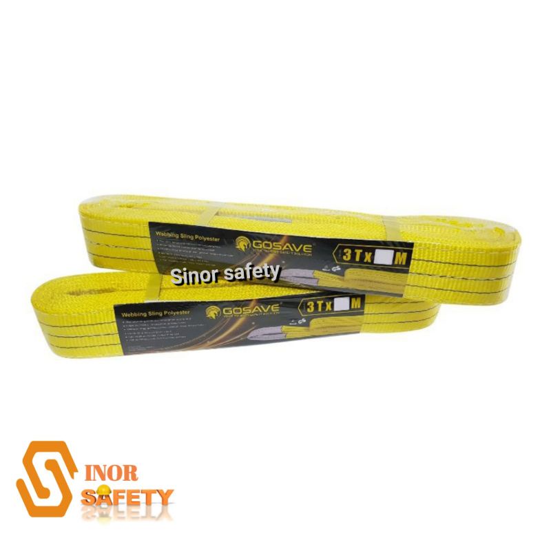 WEBBING SLING 3 Ton x 4 Meter Pengikat Pengangkat Safety