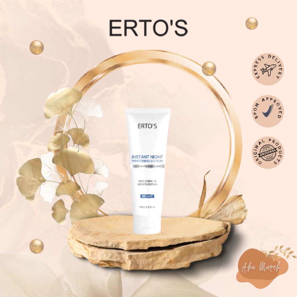 ✨ AKU MURAH ✨ERT0S Instant Whitening Lotion