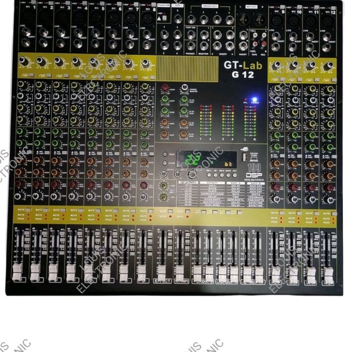 Mixer Audio GT Lab G12 GTLab12 GT-Lab G12 GTLabG12 GTLab G12 12 Channel By RDW ORIGINAL