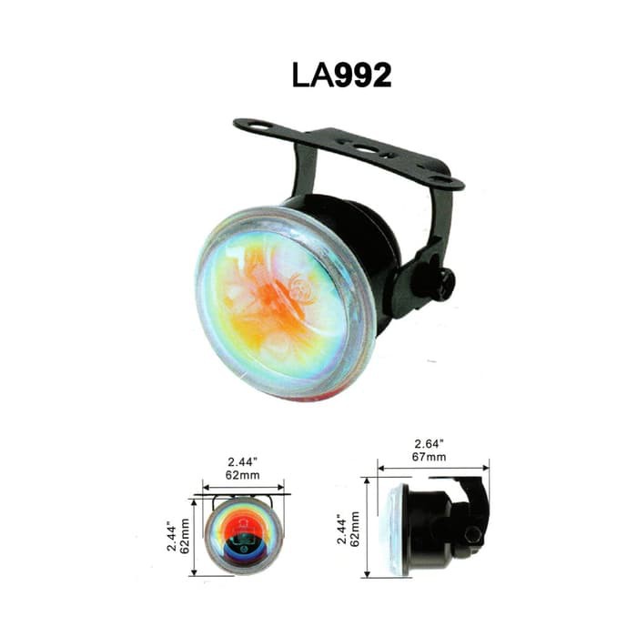 FOGLAMP / LAMPU KABUT DLAA UNIVERSAL LA992C PUTIH 1 PCS