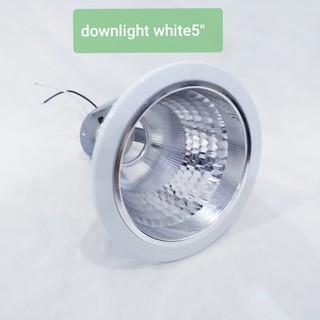 Downlight 5 inch White Model Philips Fiting Fitting Lampu 