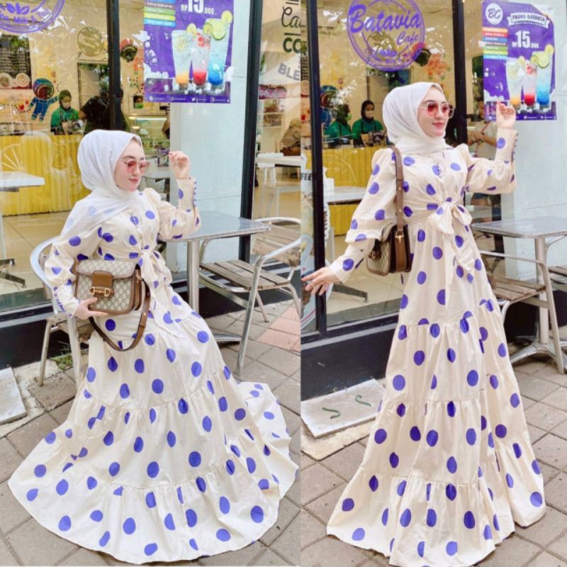 DRESS POLKADOT BY SHELLASAUKIA