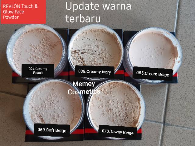 Revlon Touch and Glow Face Powder (Tersedia Ukuran 24gr dan 43gr) UPDATE WARNA TERBARU