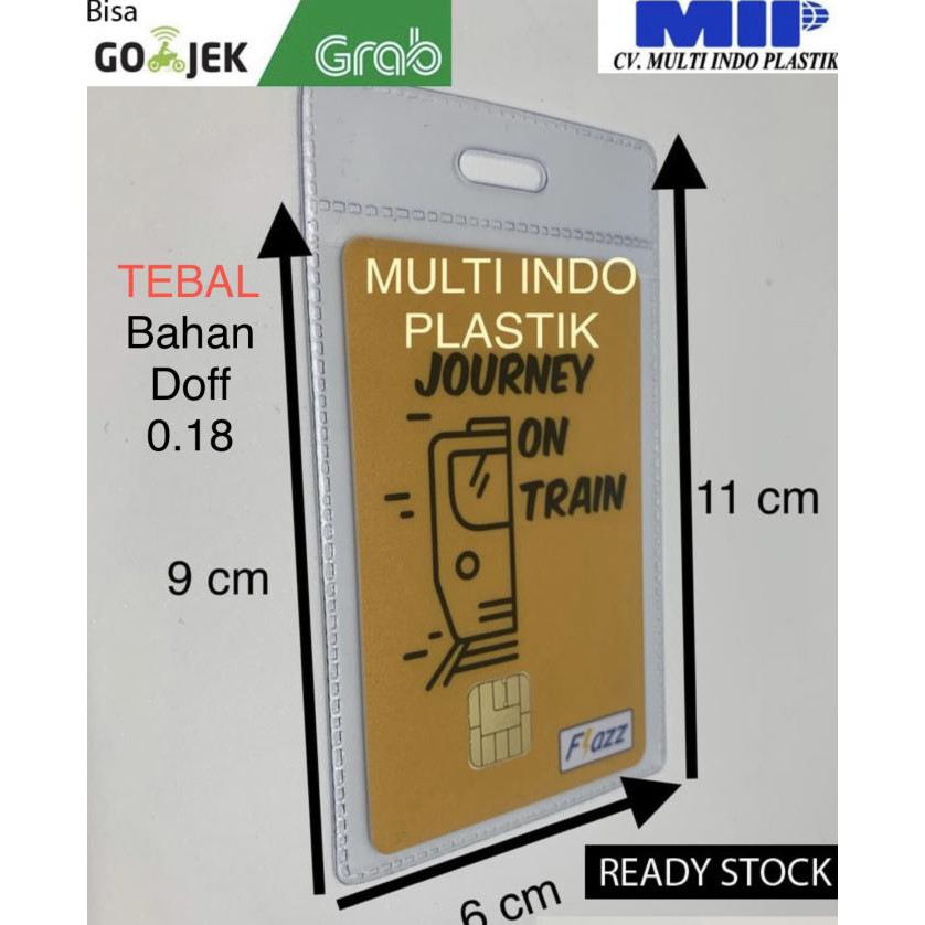 

Promo Awal tahun plastik pelindung kartu kantong etoll plastik nametag plastik id card Big Sale