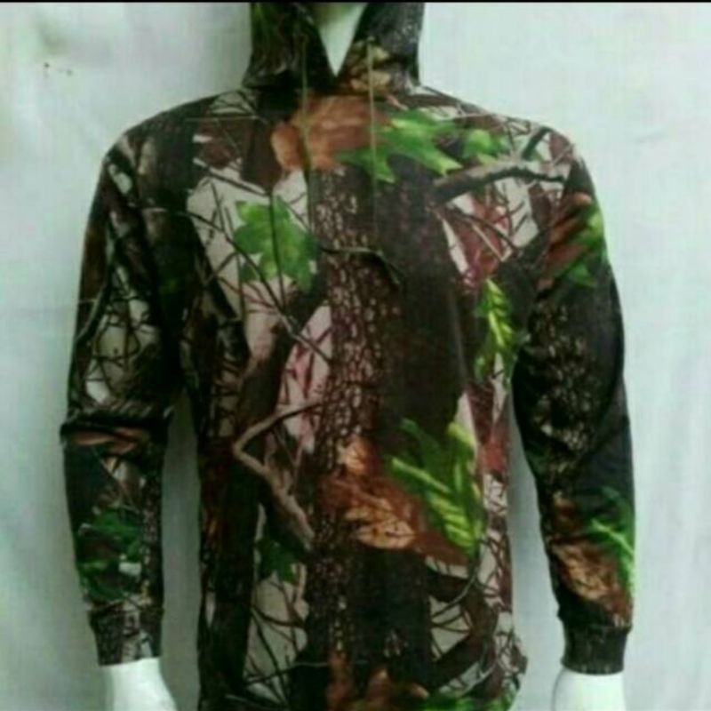 KAOS LENGAN PJG LORENG PERBAKIN//LORENG CAMO