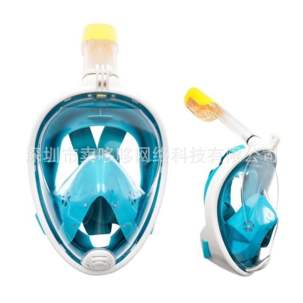 FREE BREATH FULL FACE SNORKELING MASK