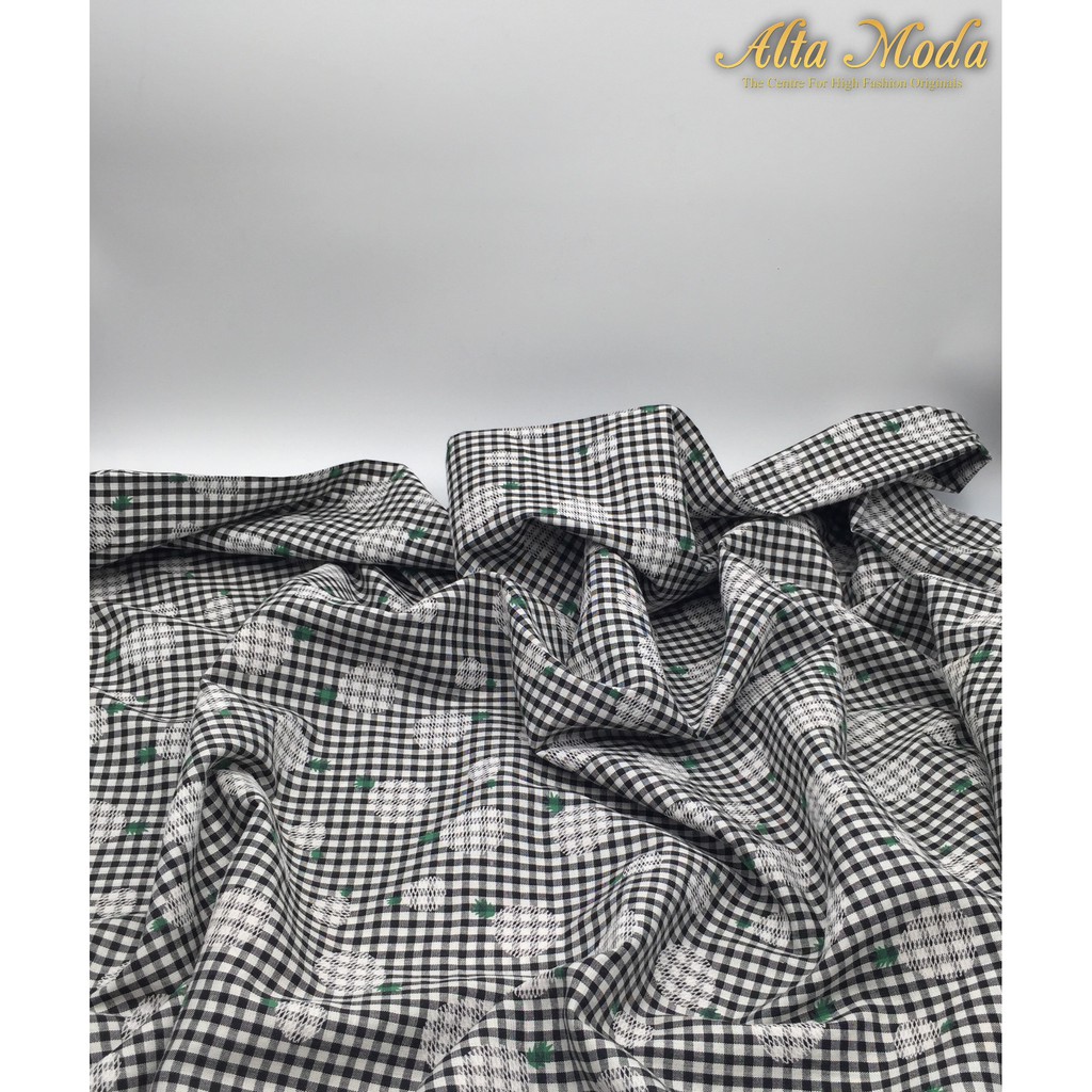 

Alta Moda Katun Motif Fancy Soft Pineapple - Black Kain Premium (1M)