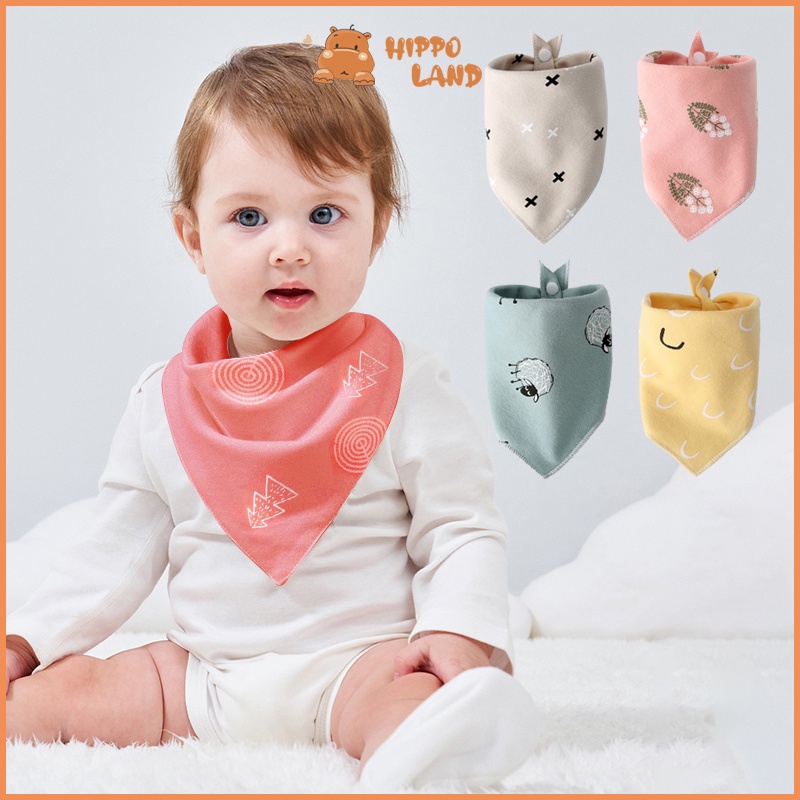 HIPPO LAND Slabber Celemek Segitiga bayi anak/bib bayi / Slabber bayi 3