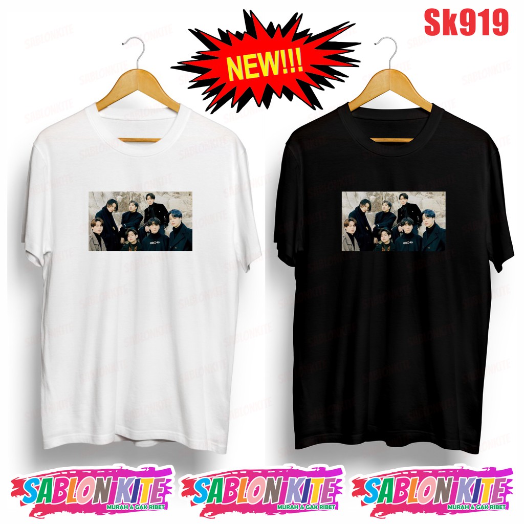 MURAH!!! KAOS KPOP WINTER FULL MEMBER SK919 JK V SG RM JH JM JIN UNISEX