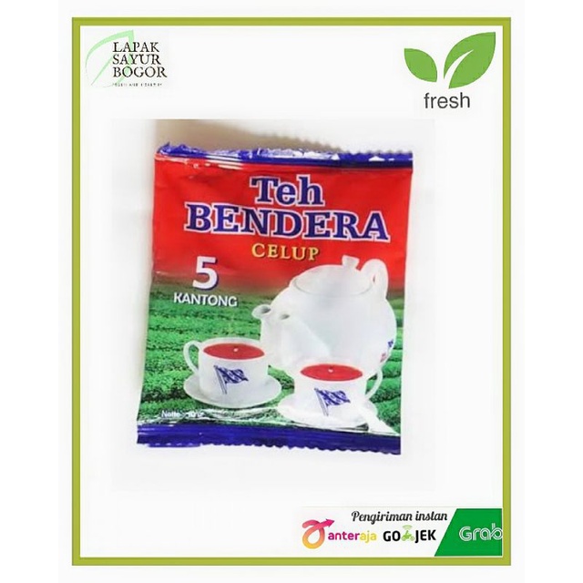 

teh celup bendera sachet