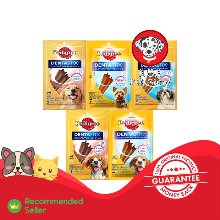 Makanan anjing pedigree dentastix all varian