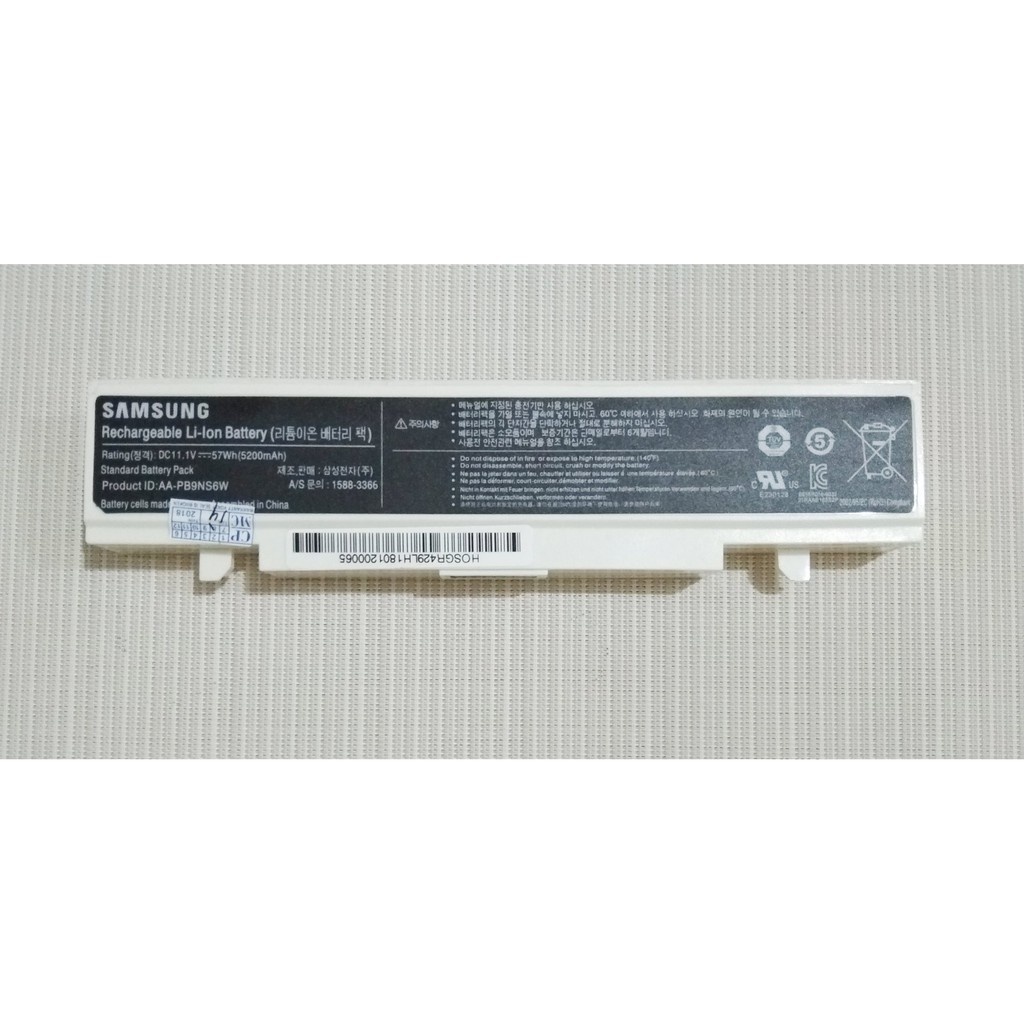 Baterai Laptop Samsung RF510 RF410 RF710 RC720 RC410 RC408 RC508 R540 R431 R525 R425 Original White