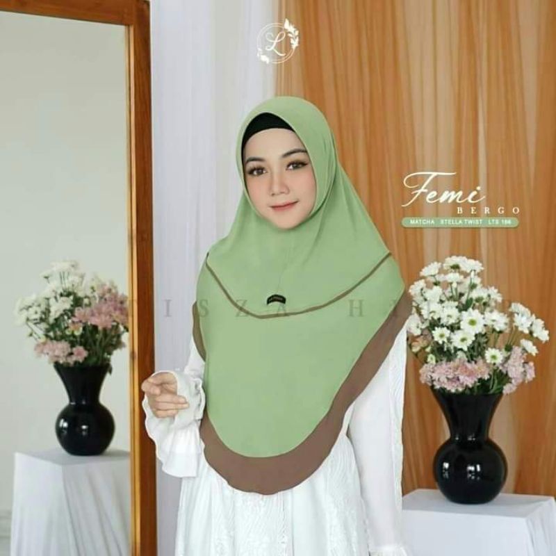 Femi Bergo By latisza hijab  (ORIGINAL LATISZA)
