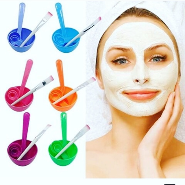 masker set / mangkok masker /kuas masker set