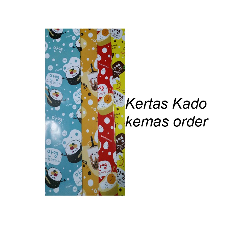 

Kertas Kado Untuk Kemas Order/Pesanan
