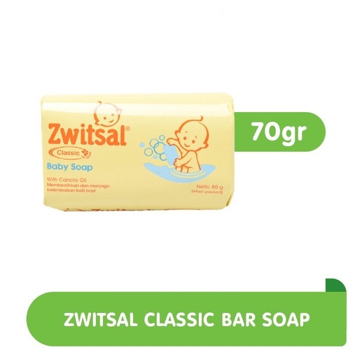 Zwitsal Baby Soap Classic / Milk &amp; Honey 70gr/Toko Makmur Online