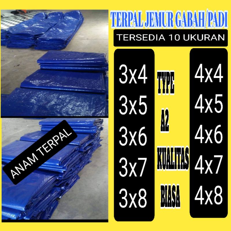 TERPAL LEMBARAN/jadi TYPE A2