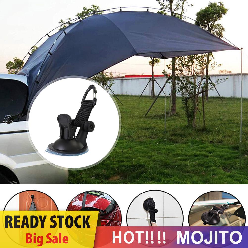 Kait Gantung Portable Multifungsi Dengan Suction Cup Untuk Mobil / Tenda Camping