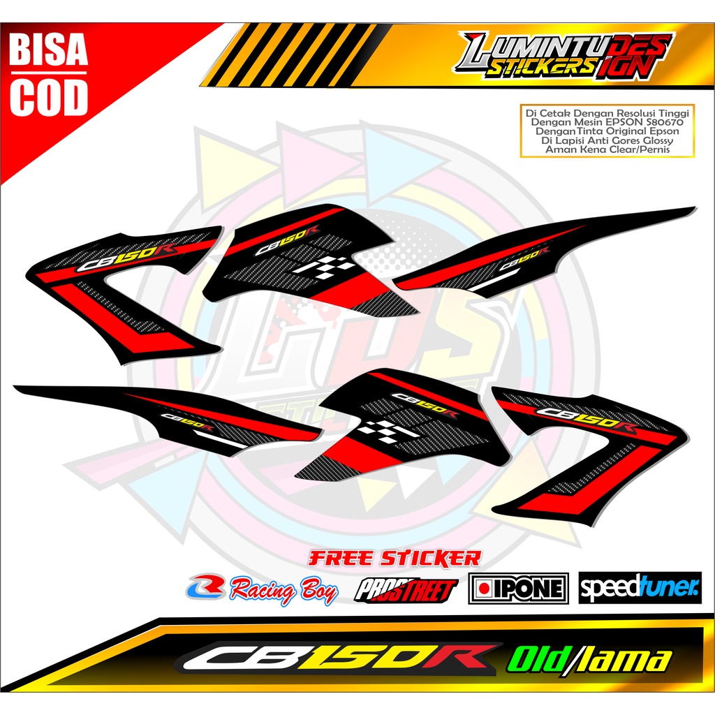 Striping Variasi Cb150r Old List Stiker Grafis Terlaris