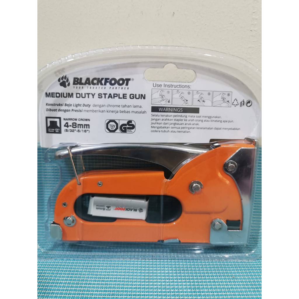 Staples Gun 4 x 8 mm Blackfoot Medium Duty