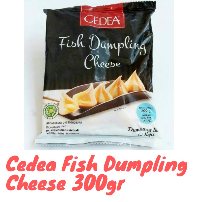 

Cedea Fish Dumpling Cheese - Dumpling Ikan Isi Keju - 200 gr