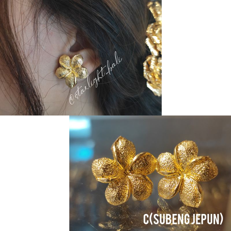 Anting alpaka polos / anting bali / anting murah