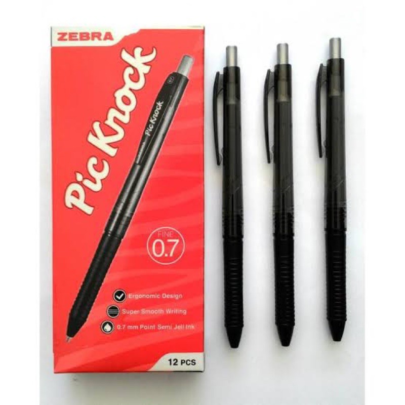 

PULPEN HITAM ZEBRA PIC KNOCK