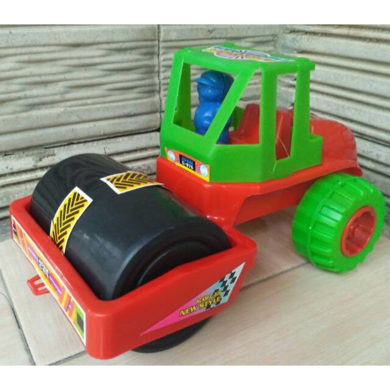 Slender mainan ukuran sedang mainan mobil kontruksi