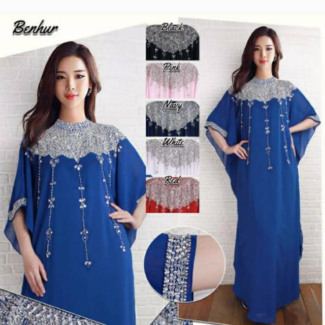 Kaftan Ikat ceruty-KAFTAN Satin-Ceruty Cleo