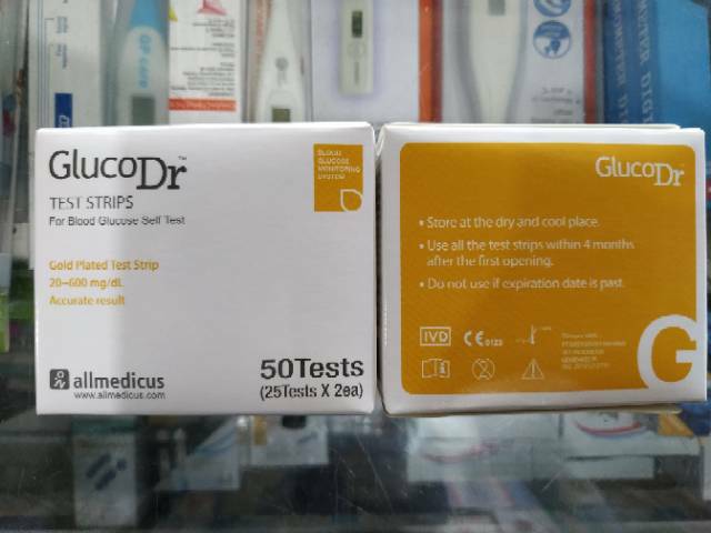 Ready stok!!! Strip Gluco Dr Biosensor code 8 / gluco dr biosensor / gluco dr code 8