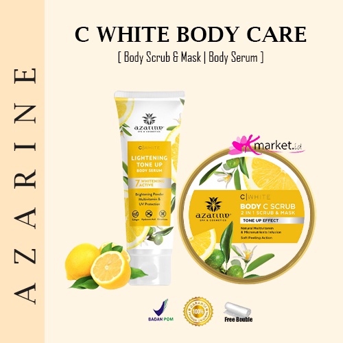 Azarine C White Body Care [ Body Scrub &amp; Mask | Body Serum ]