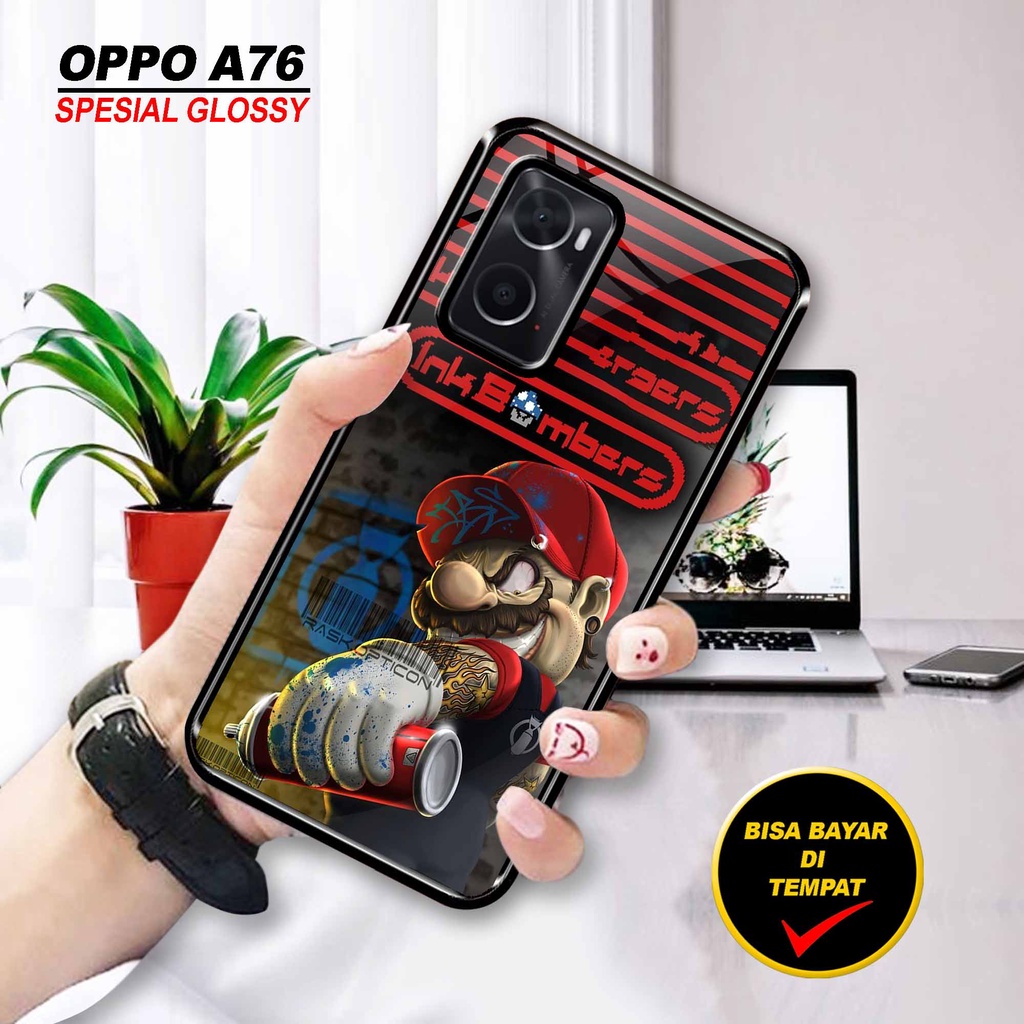 Case Oppo A76 A36 - Hardcase Oppo A76 A36 - Softcase Oppo A76 A36- Cassing Elegant Oppo A76 A36 - Ke