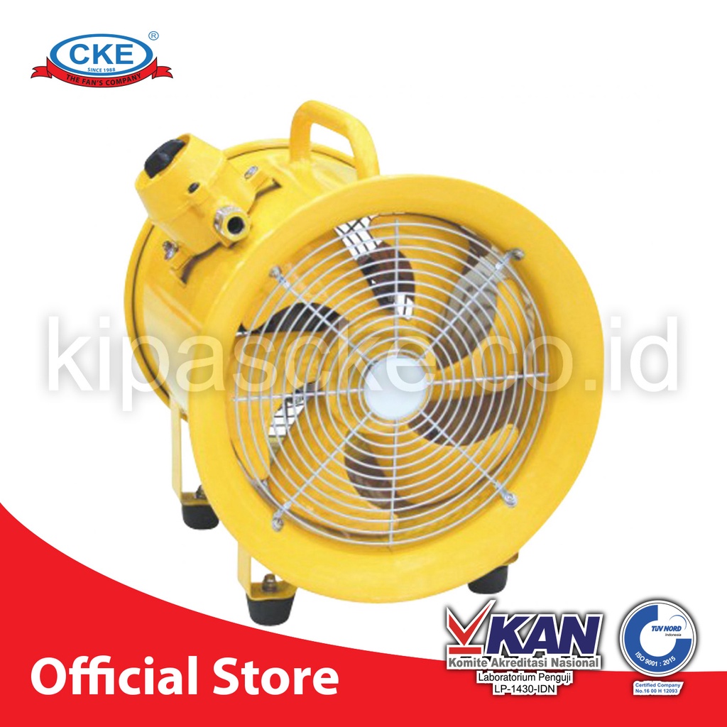 CKE Portable Ventilator Fan 18 Inch PVEP-BTF45-SL-NB Kipas Blower Tahan Panas Exhaust Exhos Eksos