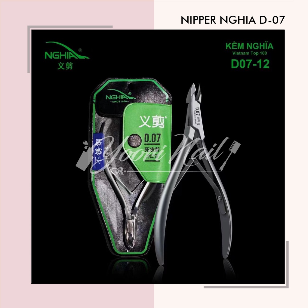 Nipper NGHIA D-07  nipper NGHIA D-23 nail art pemotong kutikula gunting kuku manicure cuticle nipper