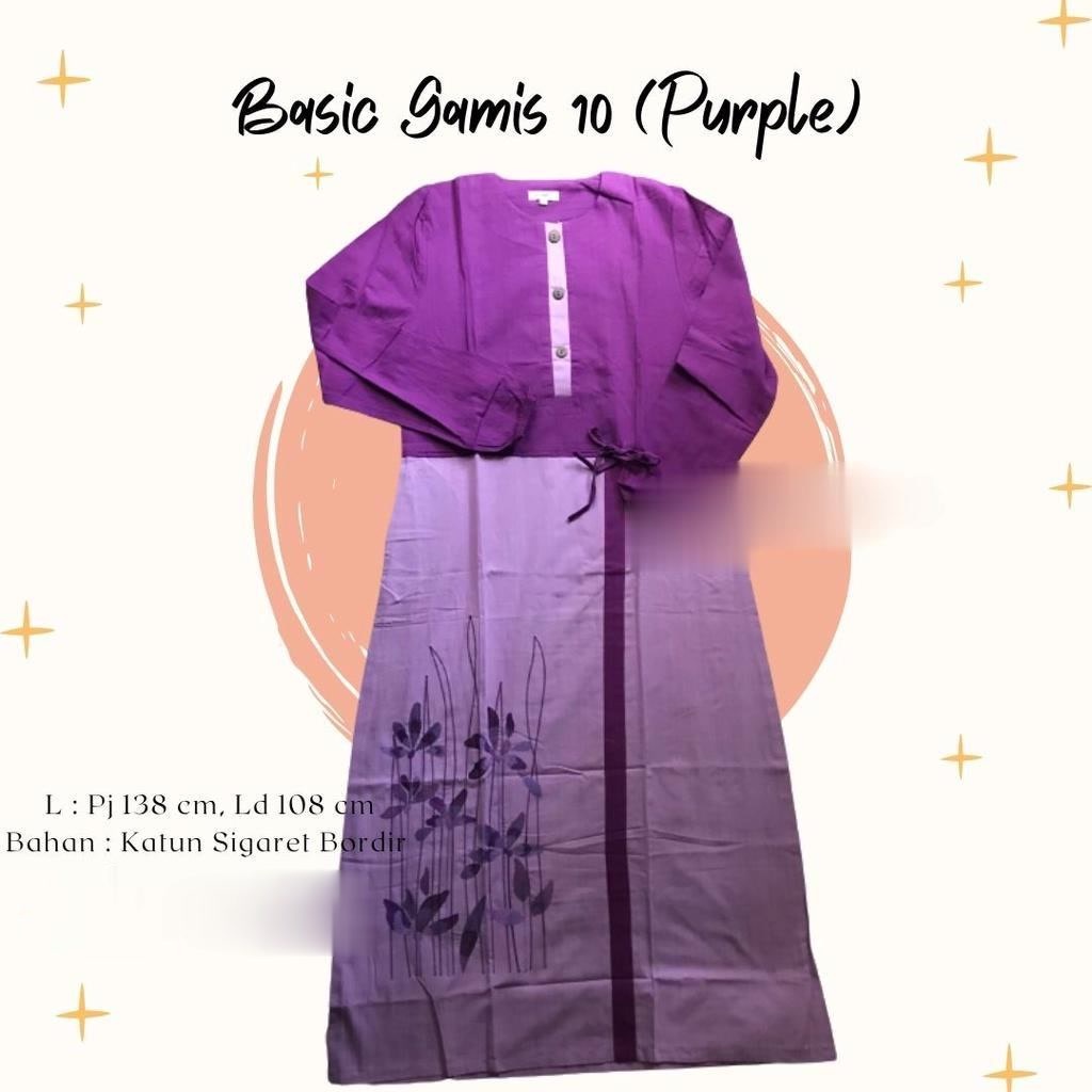 EZ PONDOK SANTRWATI MUSLIM - BASIC GAMIS 10 - BAJU HARIAN SANTRI GONTOR PUTRI - BAJU PESANTREN