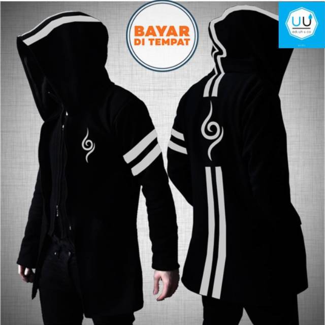 Jaket Anime Naruto jubah anbu Naruto Uchiha ATTACK ON TITAN ASSASSIN CREED TOKYO GHOUL ONE PIECE ZOR