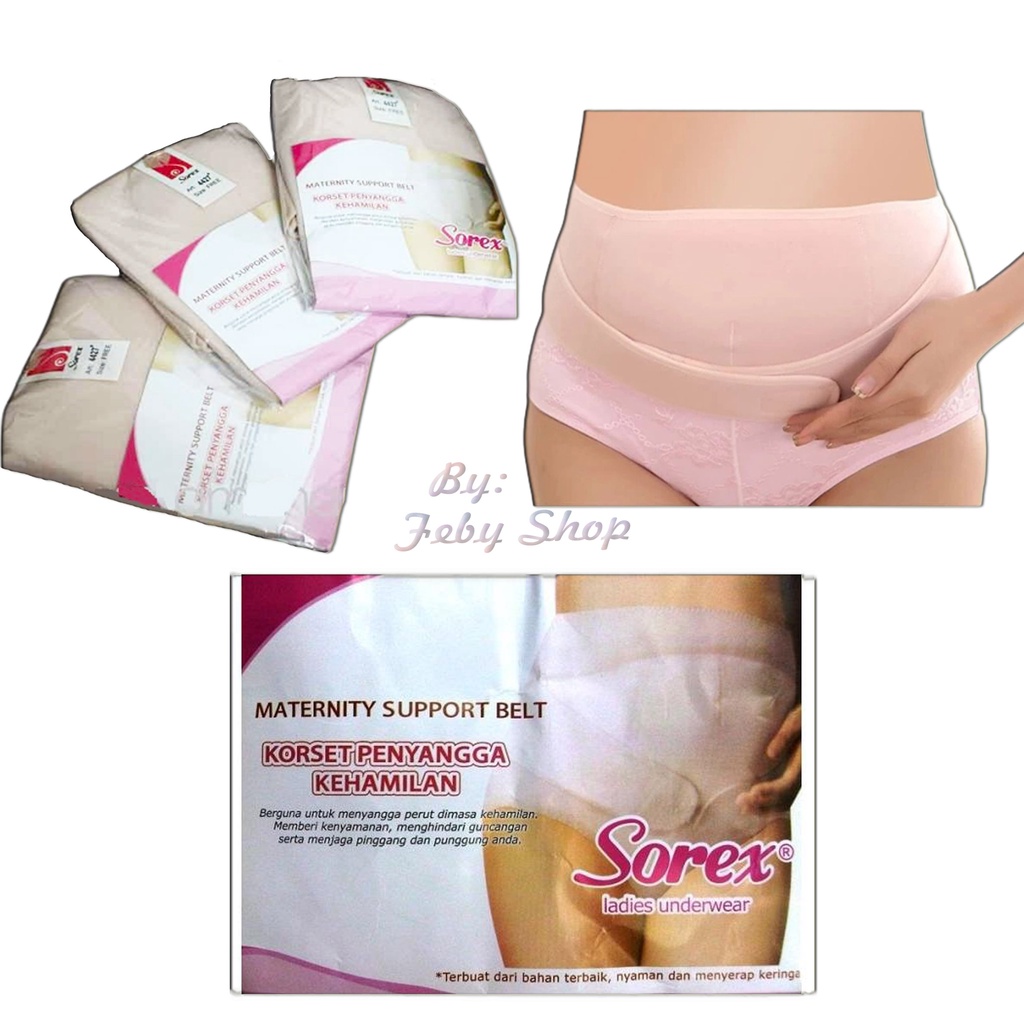 SOREX 4427 Korset Penyangga Perut Ibu Hamil - Stagen Penyangga Kehamilan - Maternity Support Belt