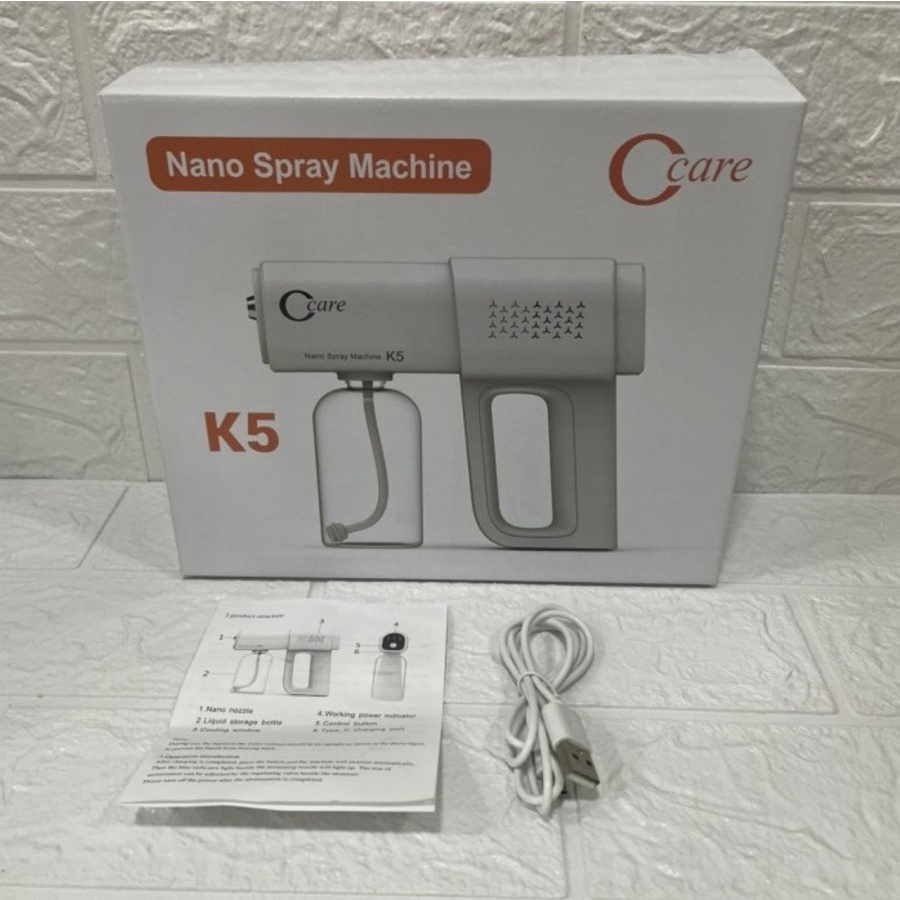 Nano Spray Gun Desinfectan Wireless K5X