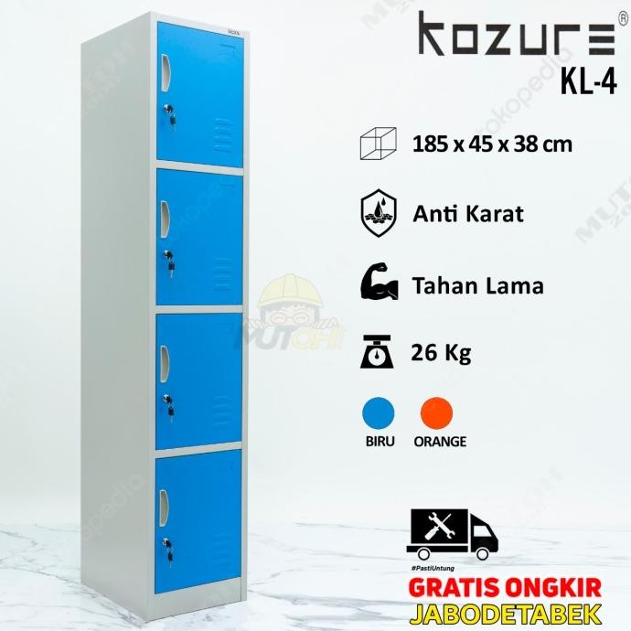 

[[COD]] loker locker lemari kabinet besi 4 pintu KOZURE KL-4 TERBARU Kode 148