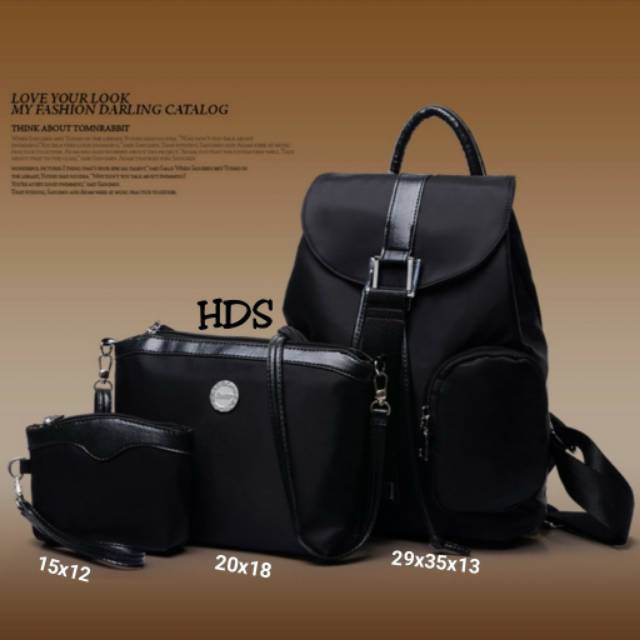 Tas Backpack Micro Satu Set 3 in 1 JOECHEBAD