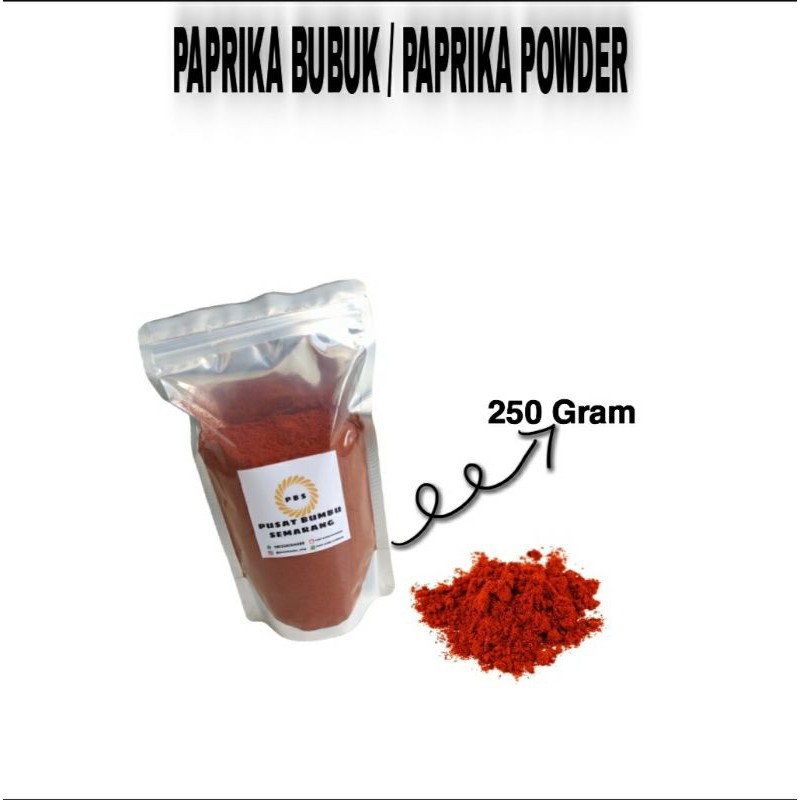 

Paprika Bubuk / Red Pepper Powder / Bell Pepper 250 Gram