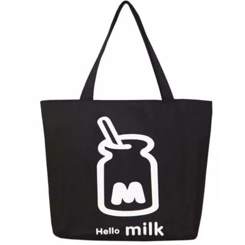 GRATIS GANTUNGAN TAS Totebag Sekolah Kuliah Kerja Lucu Murah / Totbag Tootbag Tas Tote Wanita / TOTE